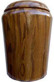 WoodLook.shop Überurne mit fühlbarer eiche hell Holzstruktur
